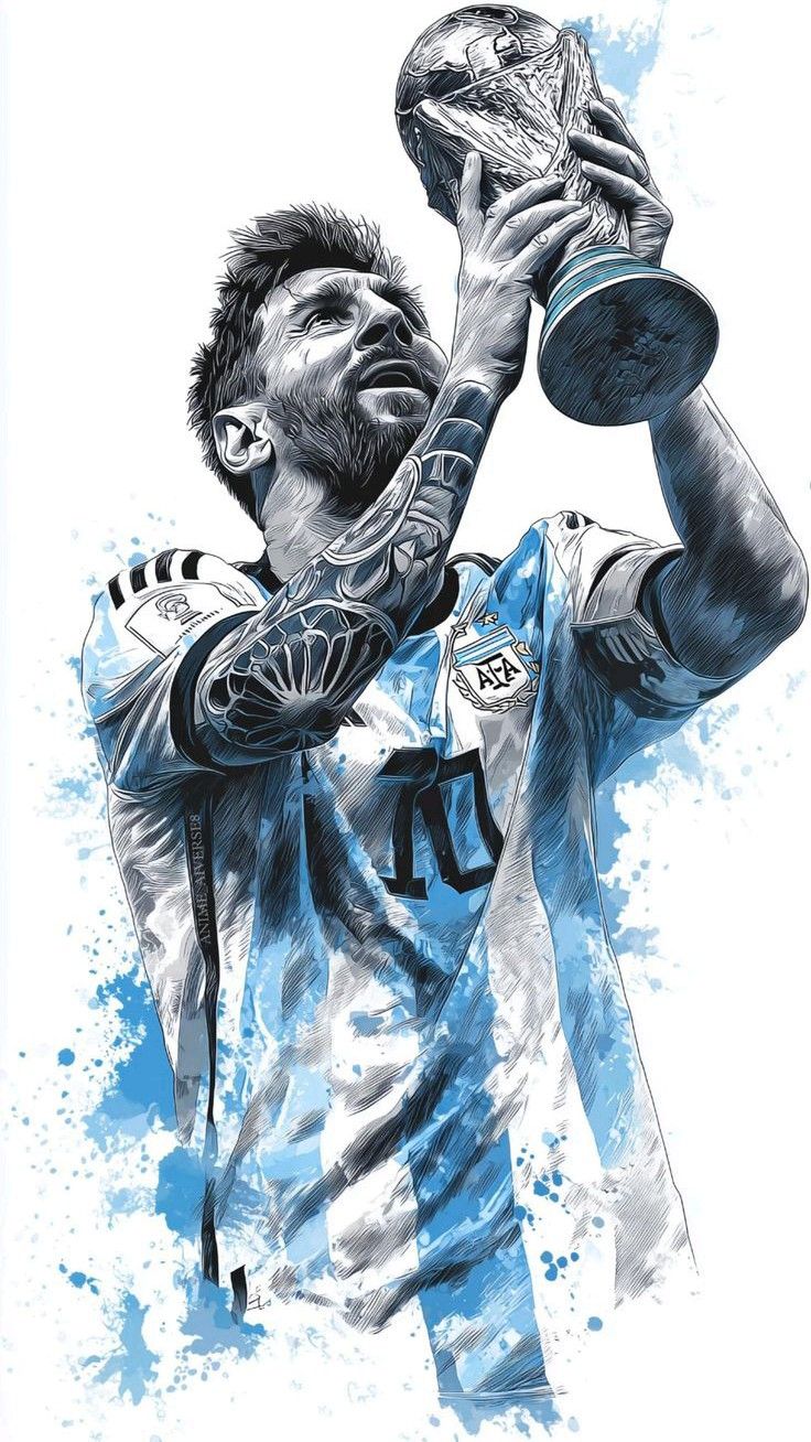Messi "The Greatest" World Cup Victory Graphic Tee