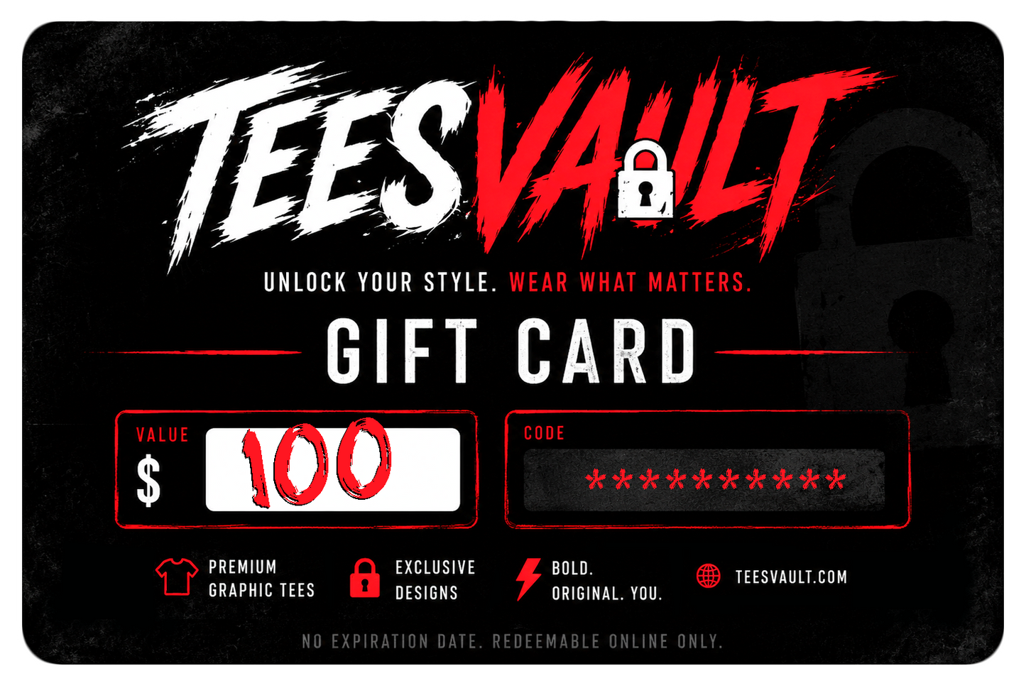 TeesVault Gift Card