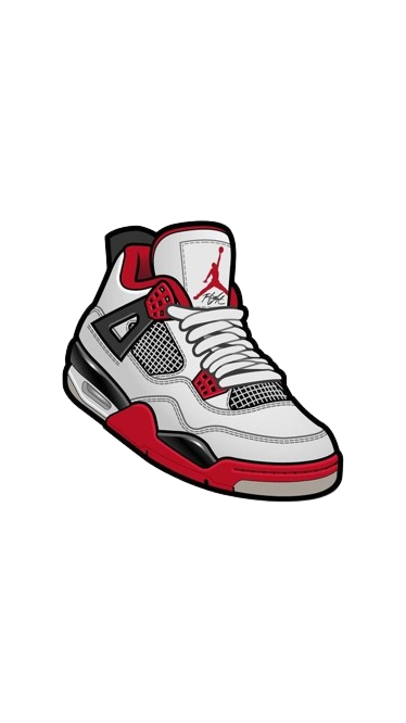 Jordan Fire Red 4s T Shirt
