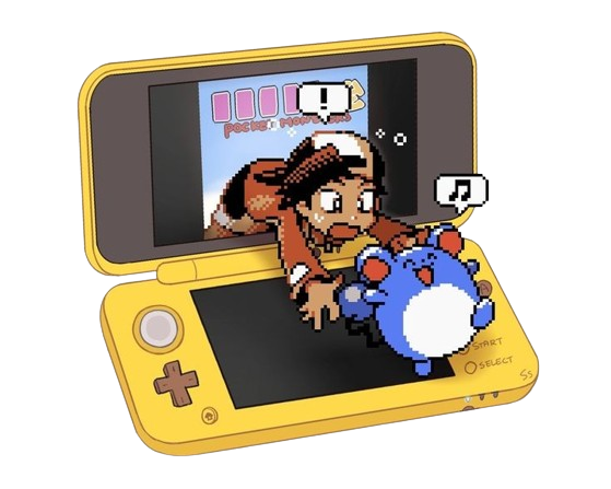 Pokemon Marill Escaping Nintendo DS Tee