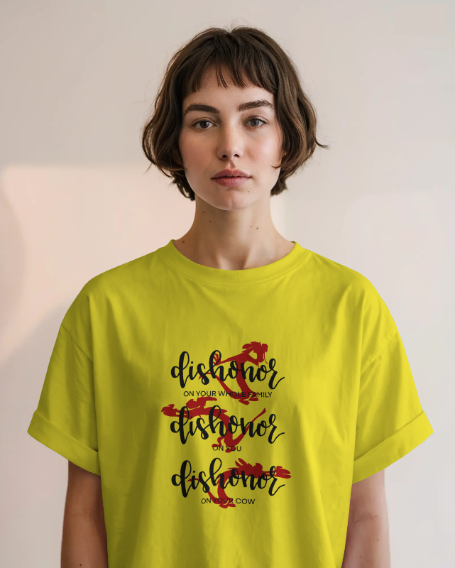 Mushu Dishonor On Your Cow Graphic Tee