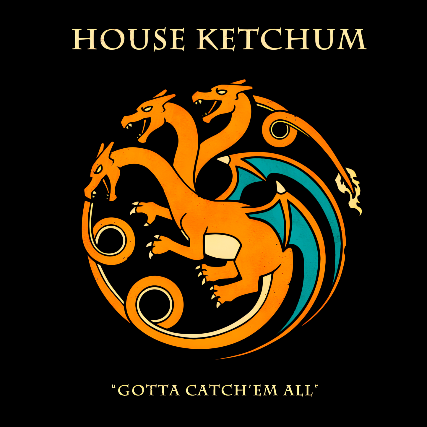 House Ketchum: Game of Thrones Pokémon Spoof Tee