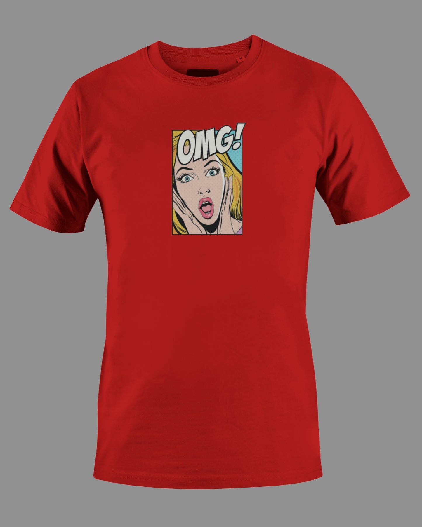 OMG' Pop Art Comic T-Shirt Short Sleeved