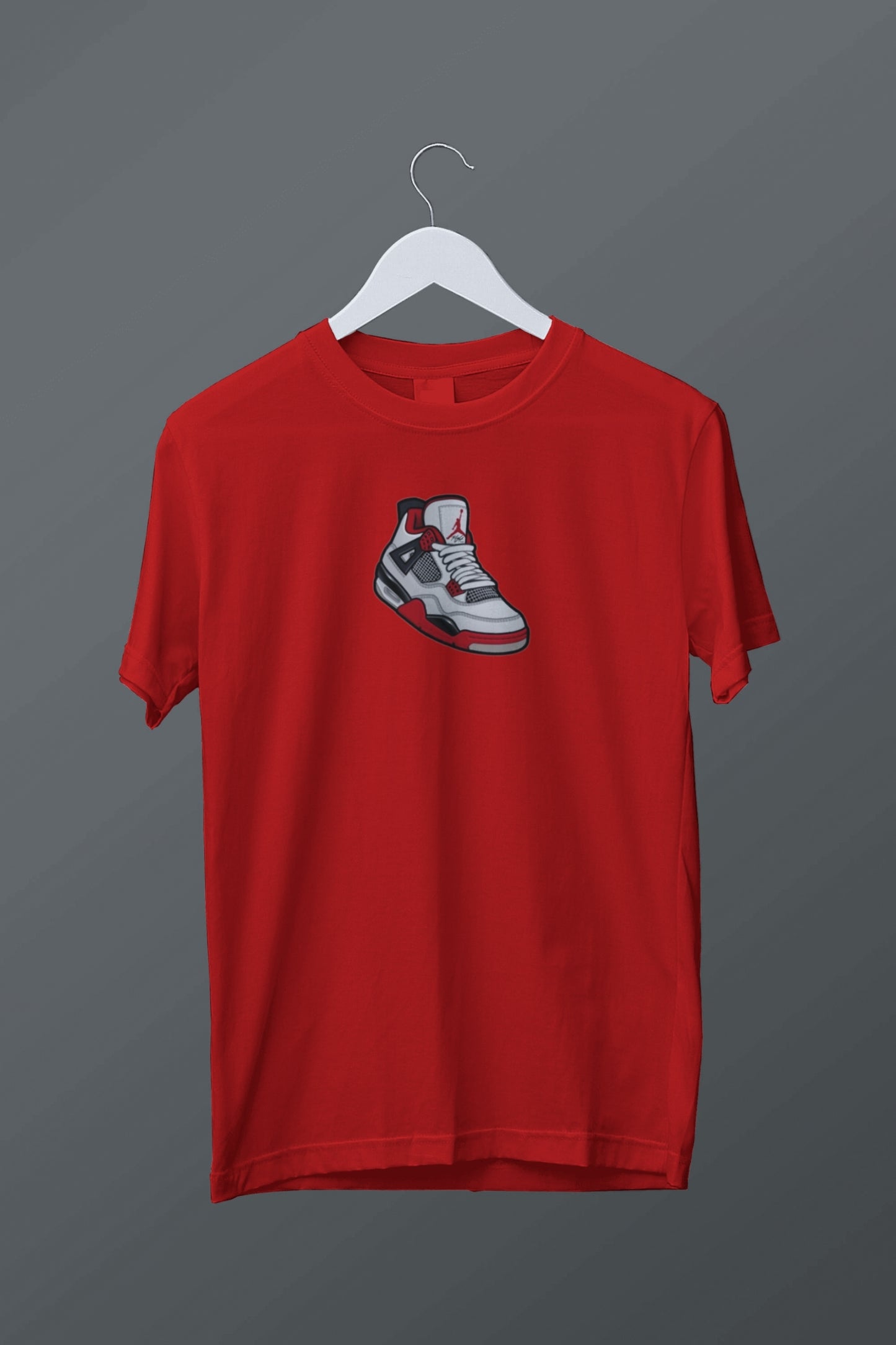 Jordan Fire Red 4s T Shirt
