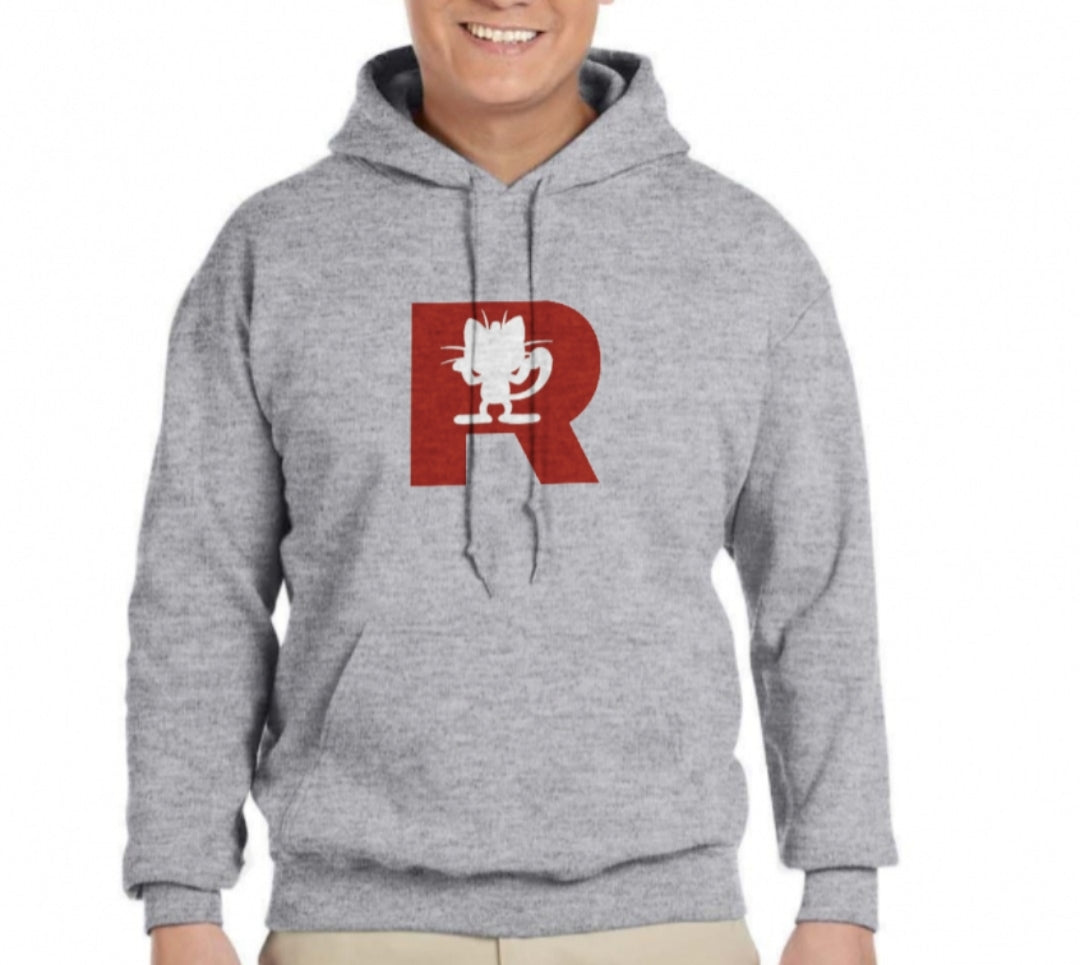 Team Rocket "Meowth" Graphic Hoodie