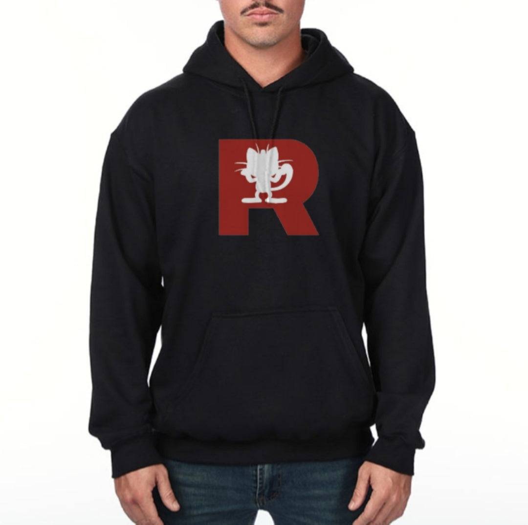 Team Rocket "Meowth" Graphic Hoodie