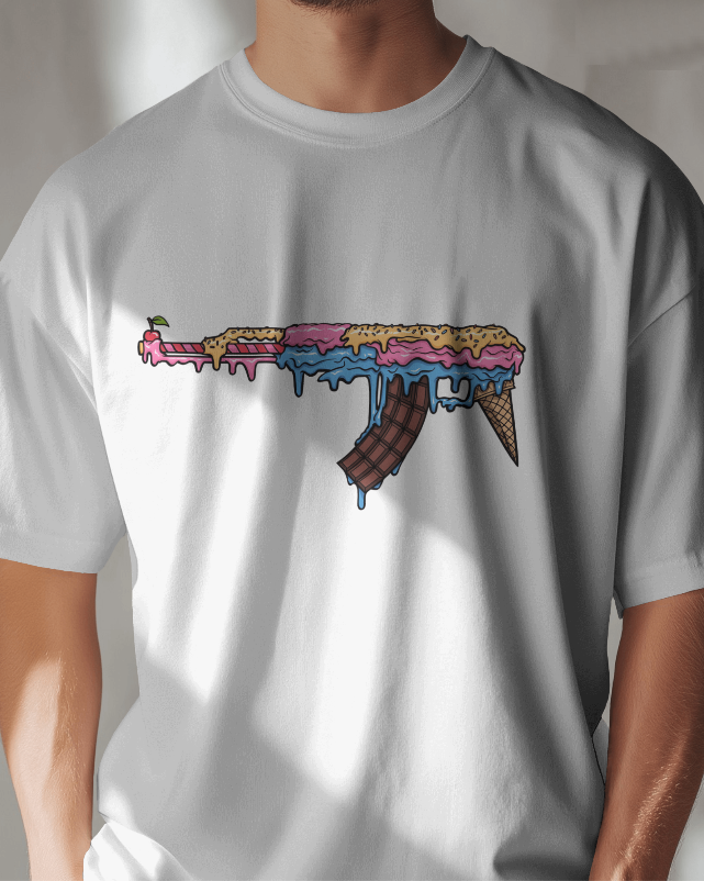 AK47 Ice Cream Sunday Unisex Mens & Womens Graphic Tee