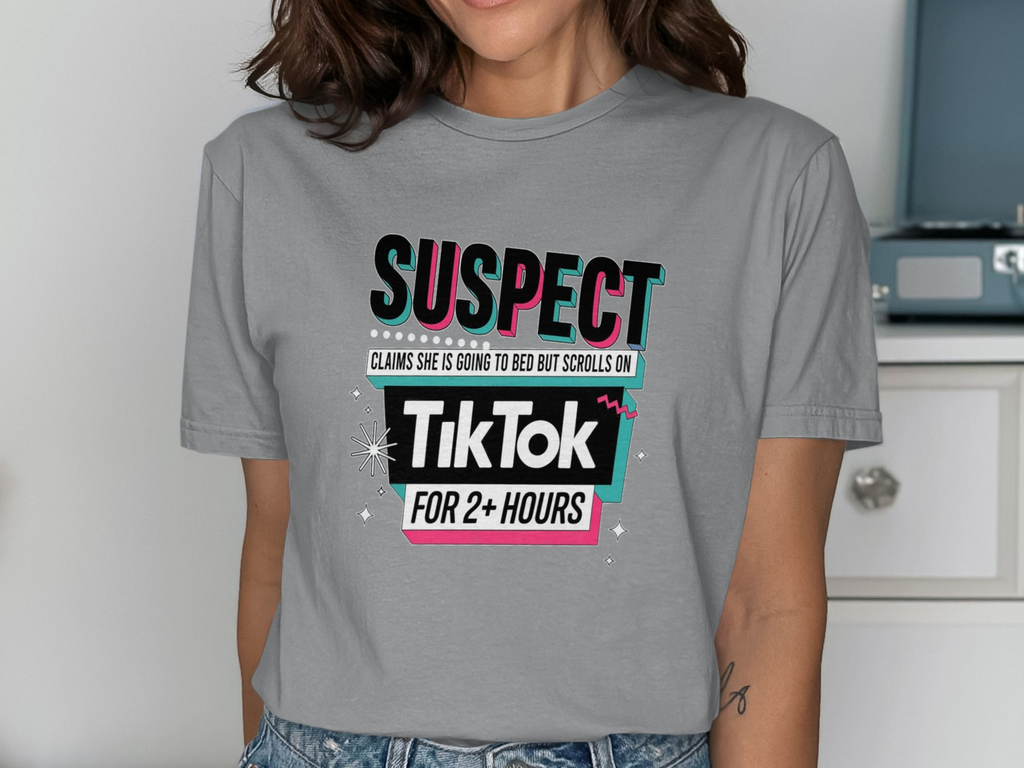 TikTok Addict Graphic Tee Unisex Short Sleeve