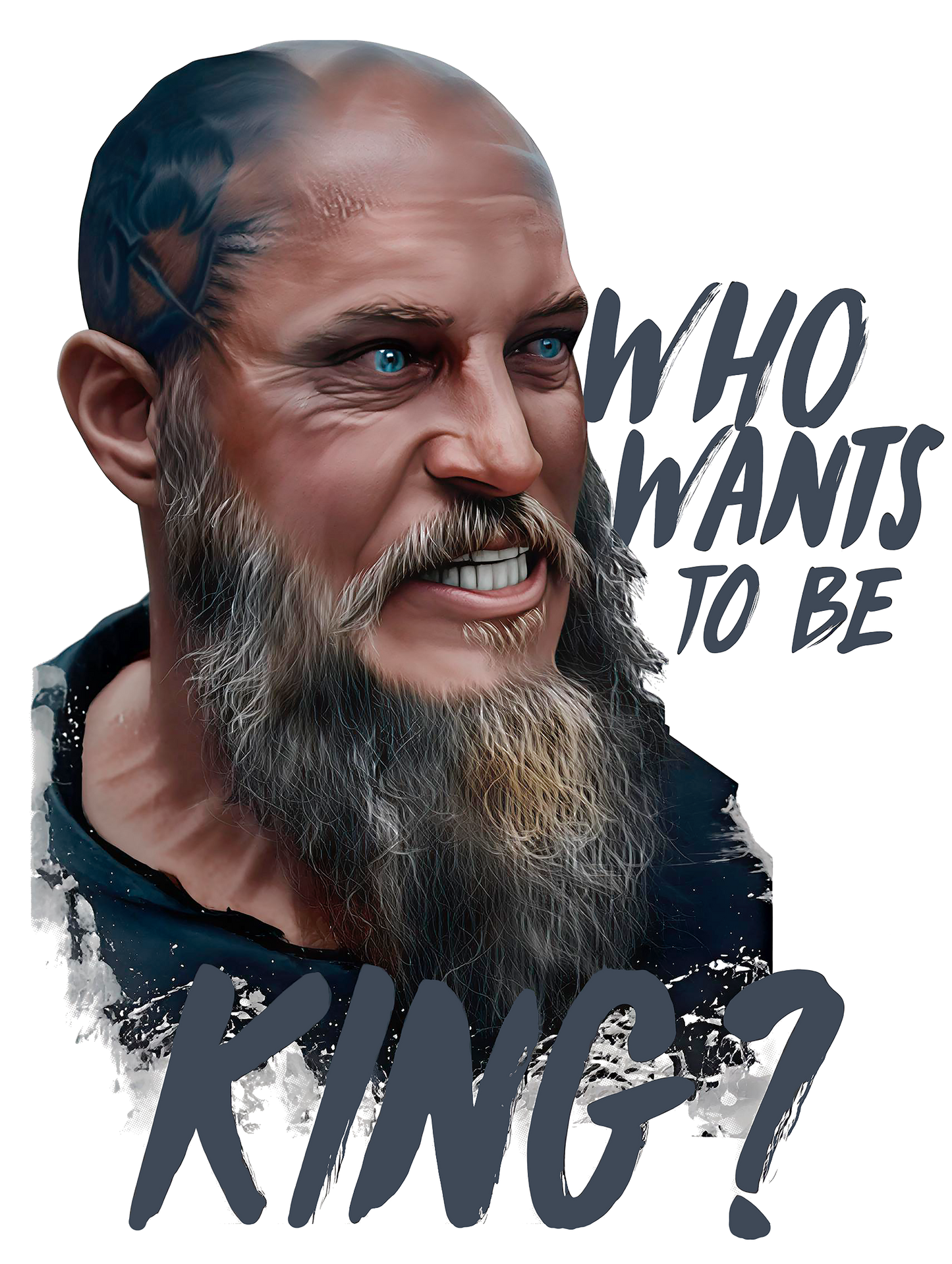 Rangnar Lothbrok Who Wants To Be King Vikings Unisex Tee