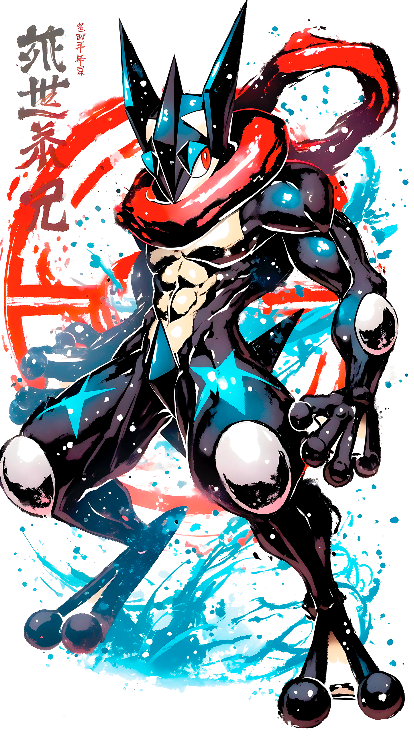 Greninja: Shinobi Splash Unisex Pokemon Tee