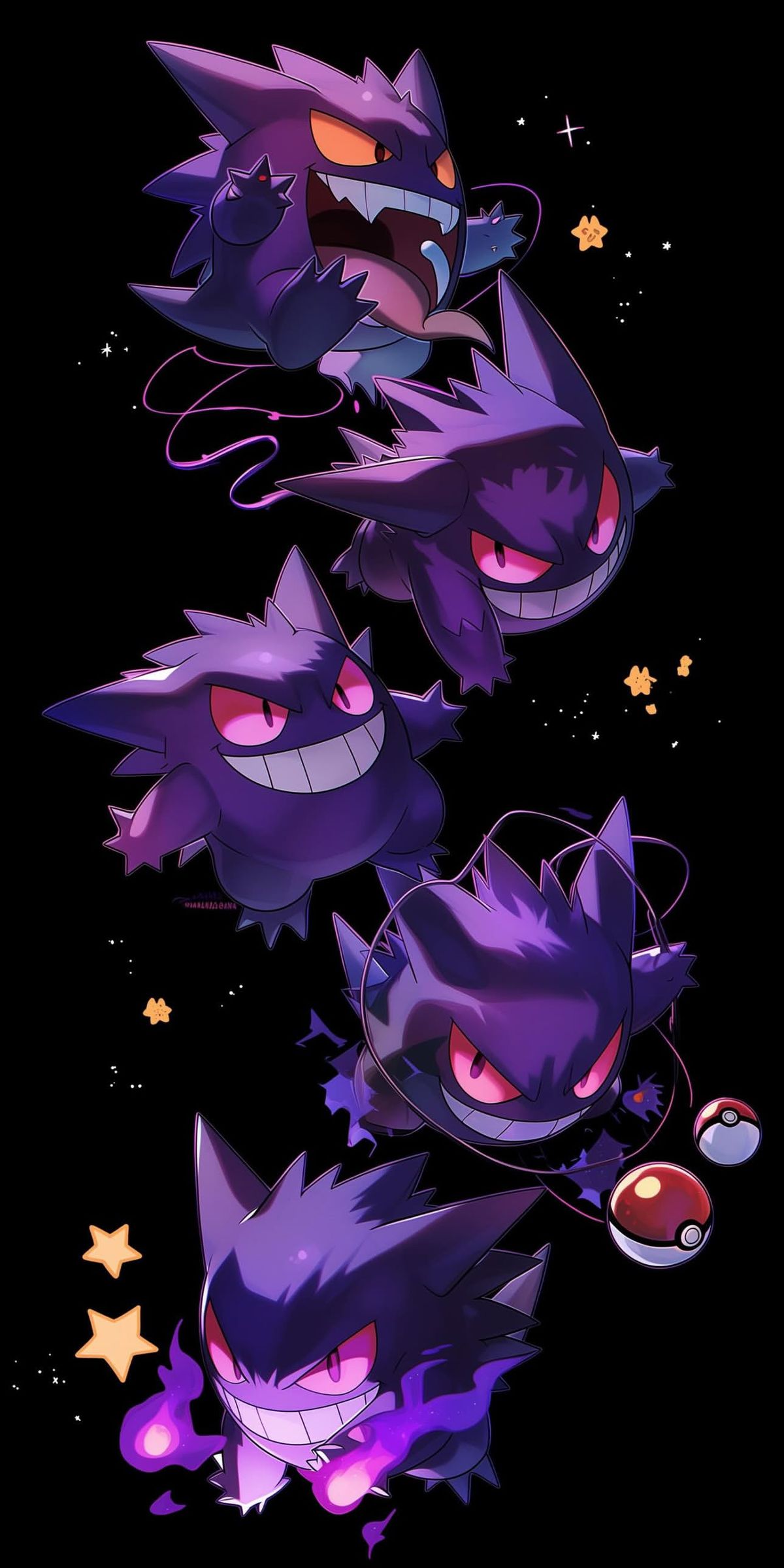 Gengar Shadow Mischief Pokemon Graphic Tee