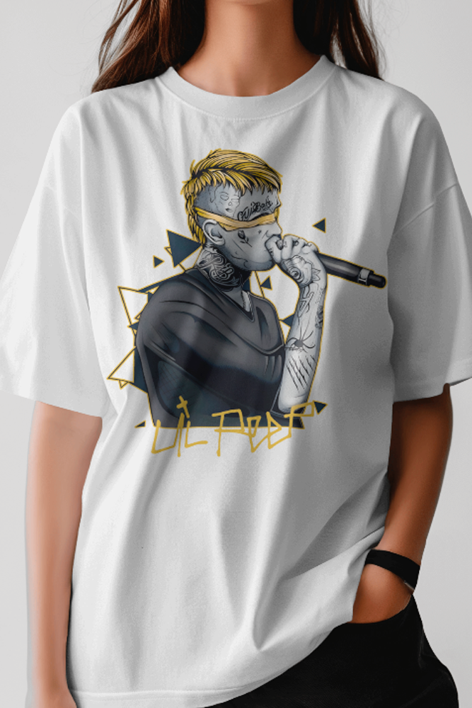Lil Peep Golden Memorial Graphic Tee