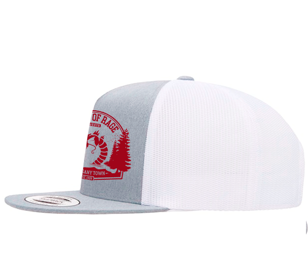 Lake of Rage: Gyarados Snapback Trucker Hat - Pokemon Johto Region Est. 1999