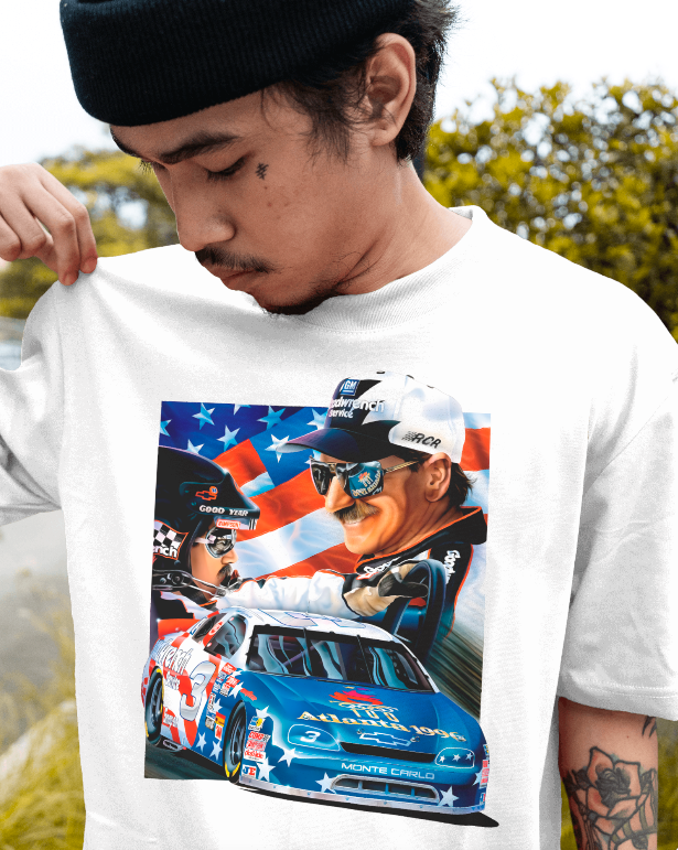 Dale Earnhardt "The Intimidator" 1996 Atlanta Olympics Tribute Tee