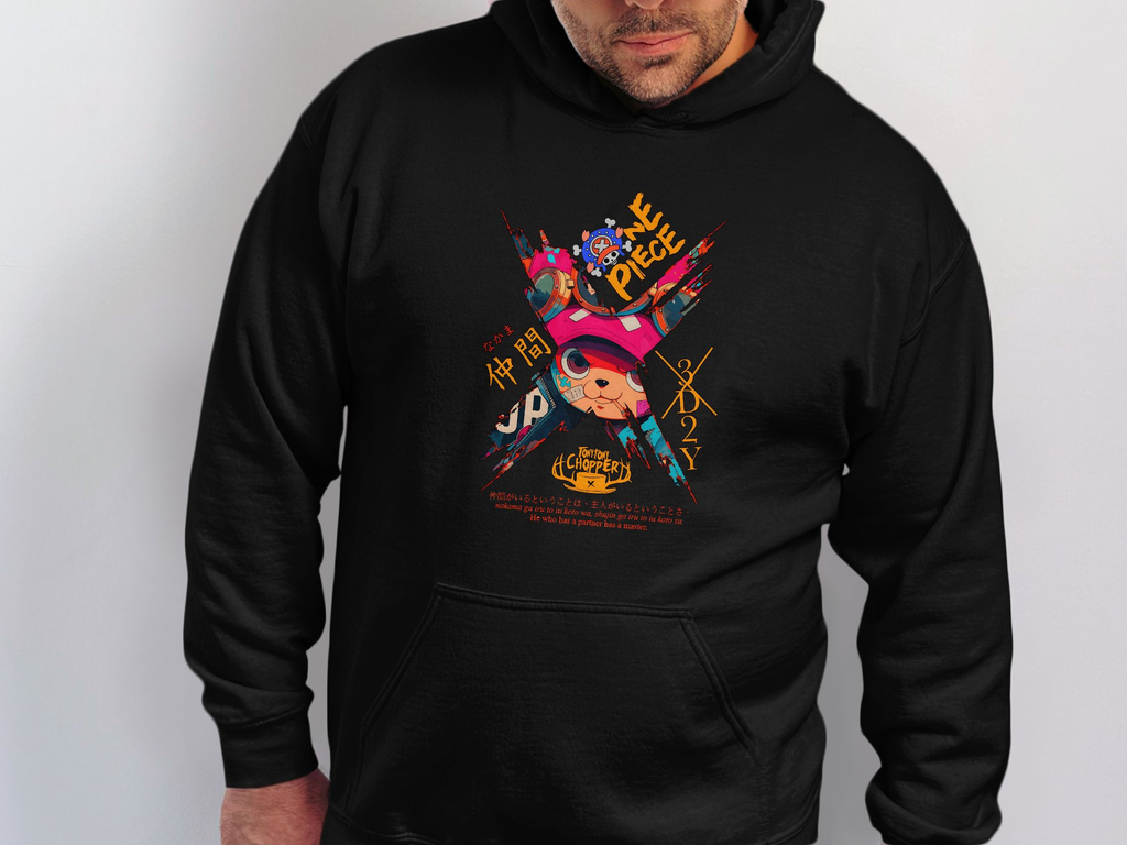 Tony Tony Chopper Graphic Hoodie Unisex Anime Hooded Sweatshirt
