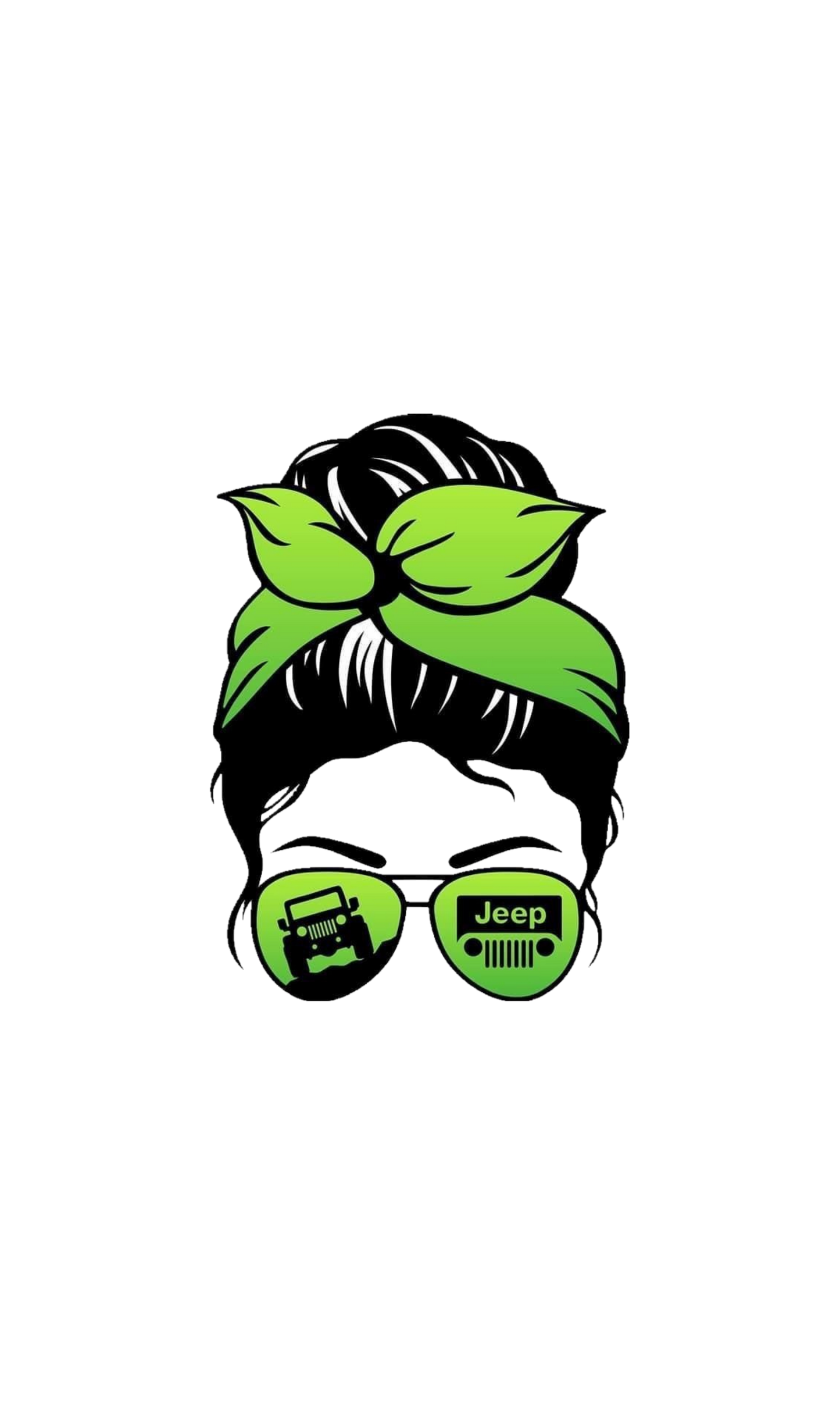 Jeep Girl Silhouette Graphic Tee