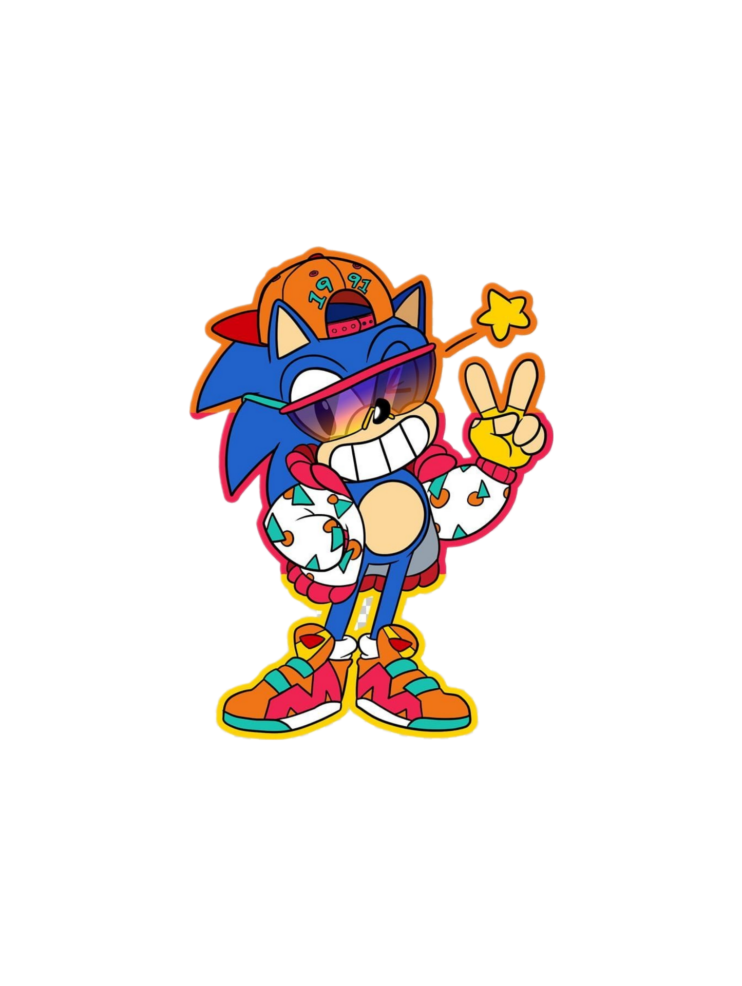 Sonic 90s Retro Graphic Tee