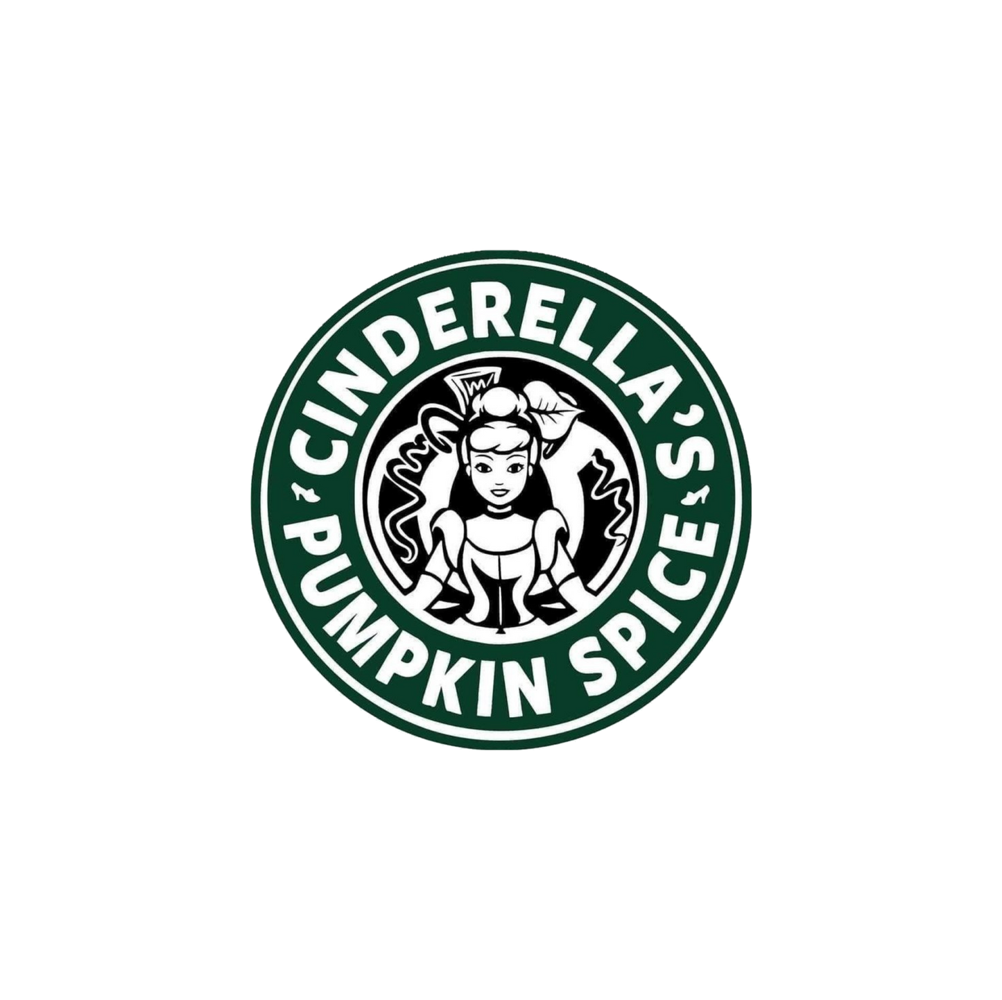 Cinderella's Pumpkin Spice Starbucks Logo