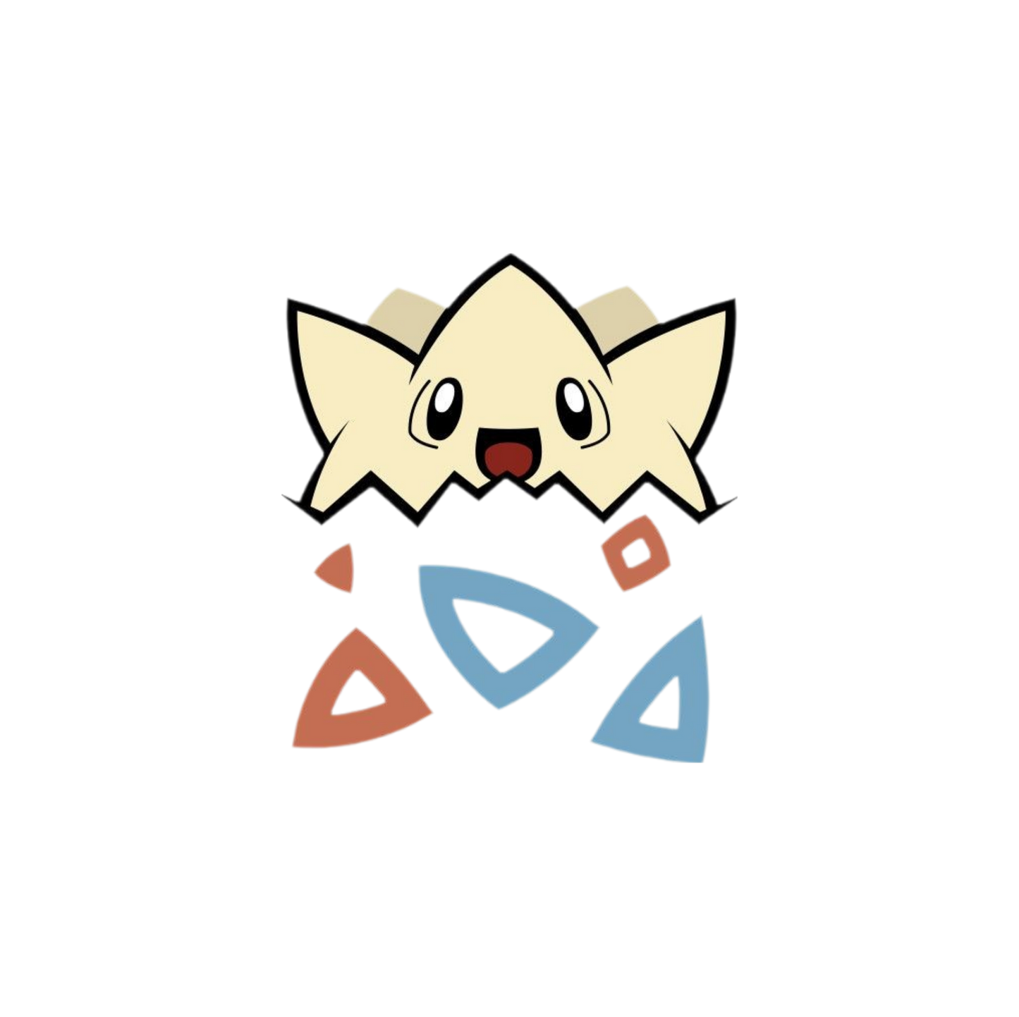 Togepi Pokemon Womens Fitted Graphic Tee