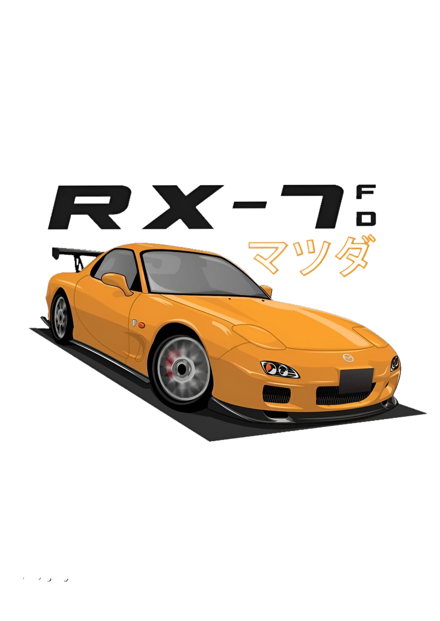 Mazda RX7 JDM Graphic Hoodie Unisex Hooded Sweatshirt