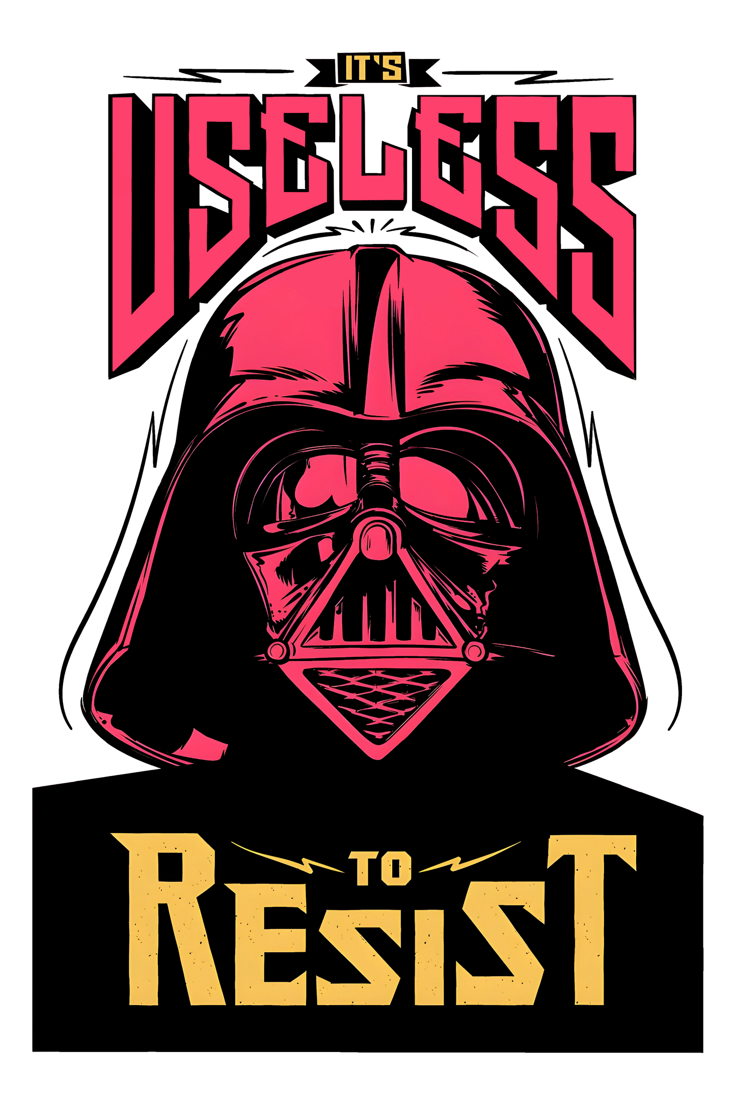 Darth Vander "Useless To Resist" Star Wars Graphic Tee Unisex Shirt