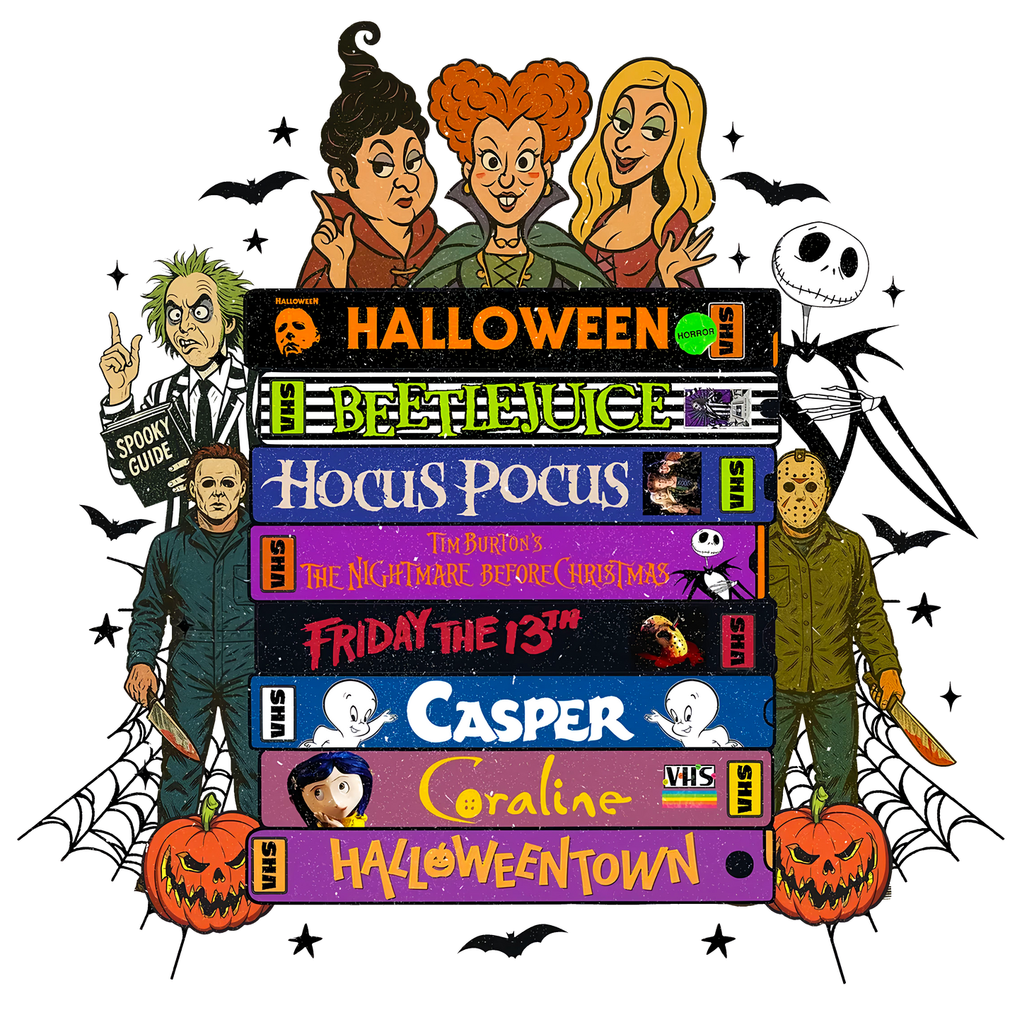 Halloween VHS 90's Nostalgia Graphic Tee Unisex Shirt