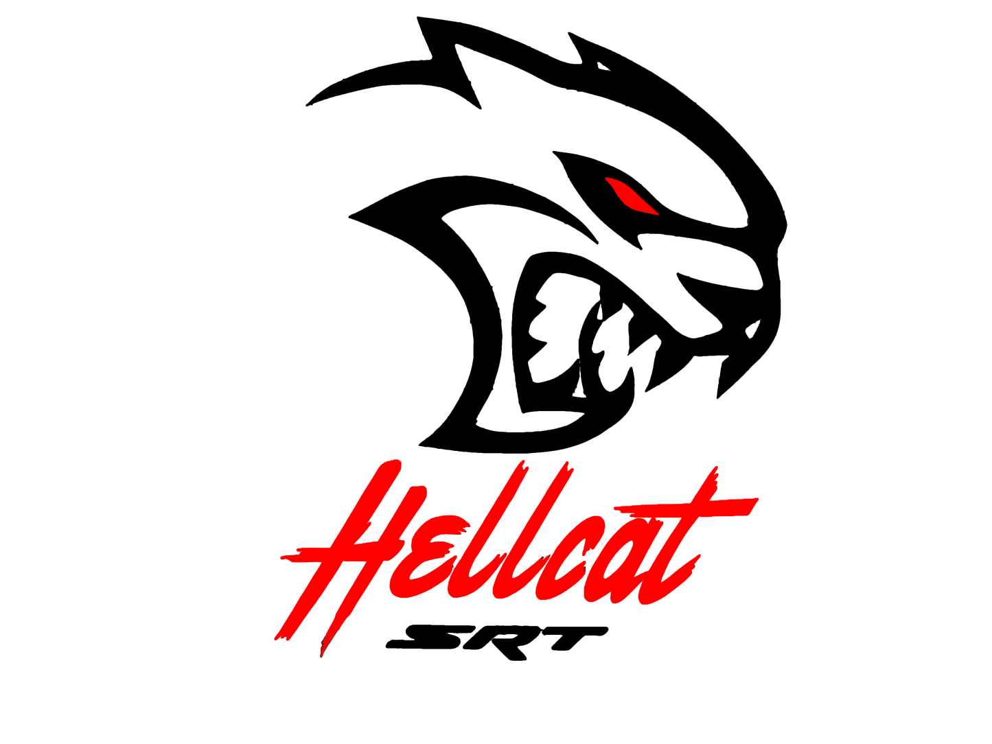 Dodge SRT Hellcat 7 Panel Snapback Hat