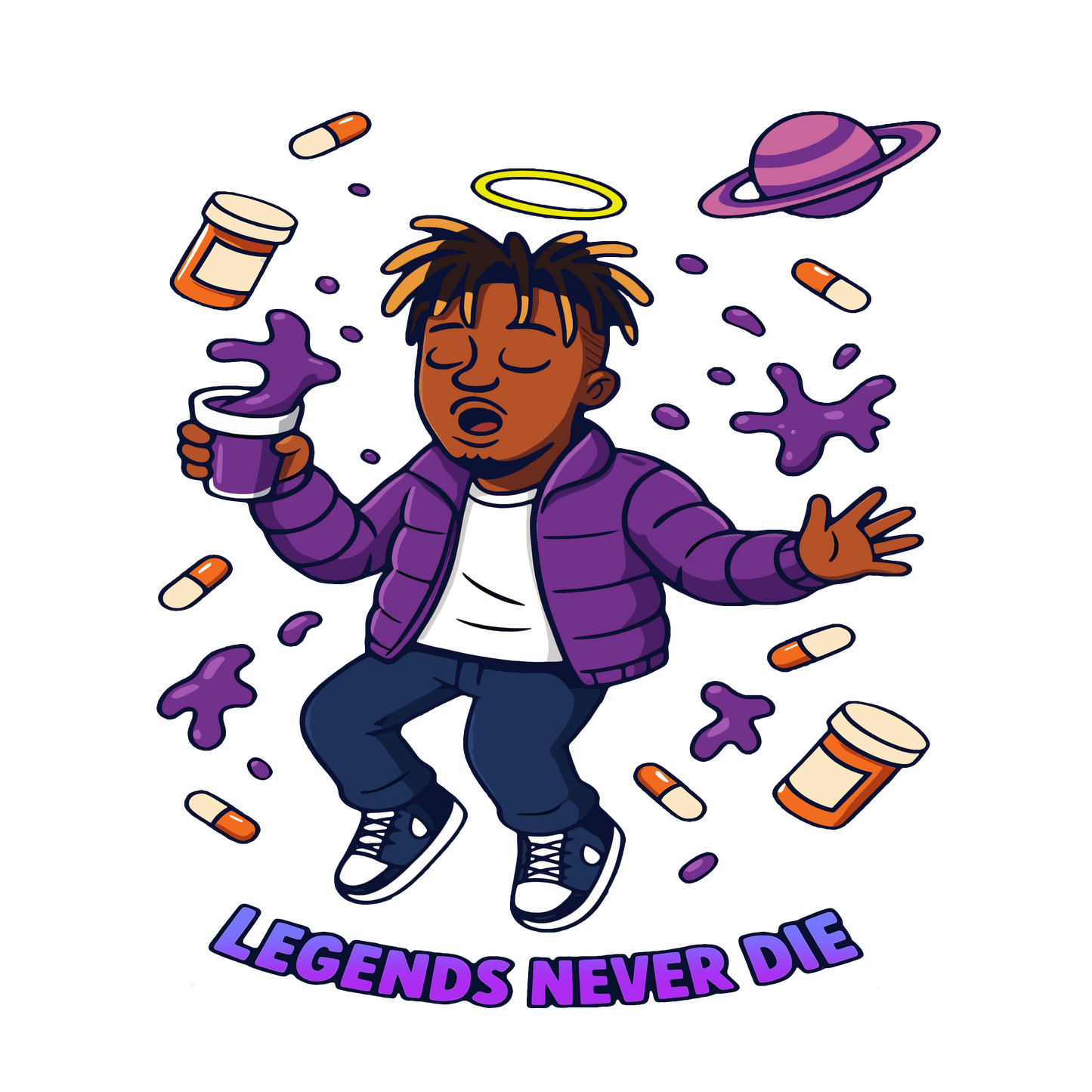 Juice World Lean Sippin Graphic Tee Unisex Shirt