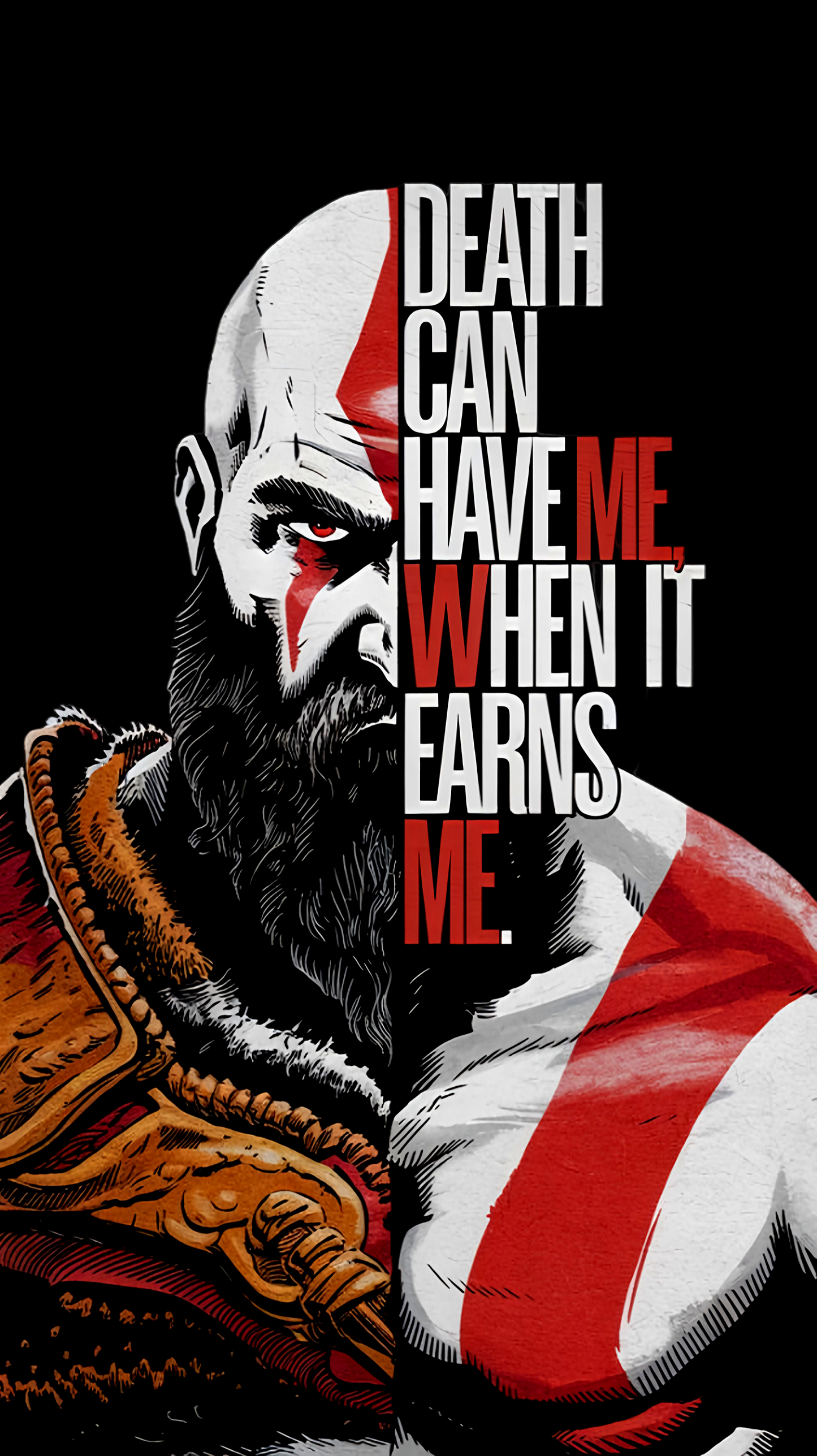 God Of War: Kratos "Death Can Have Me" Graphic Tee Unisex