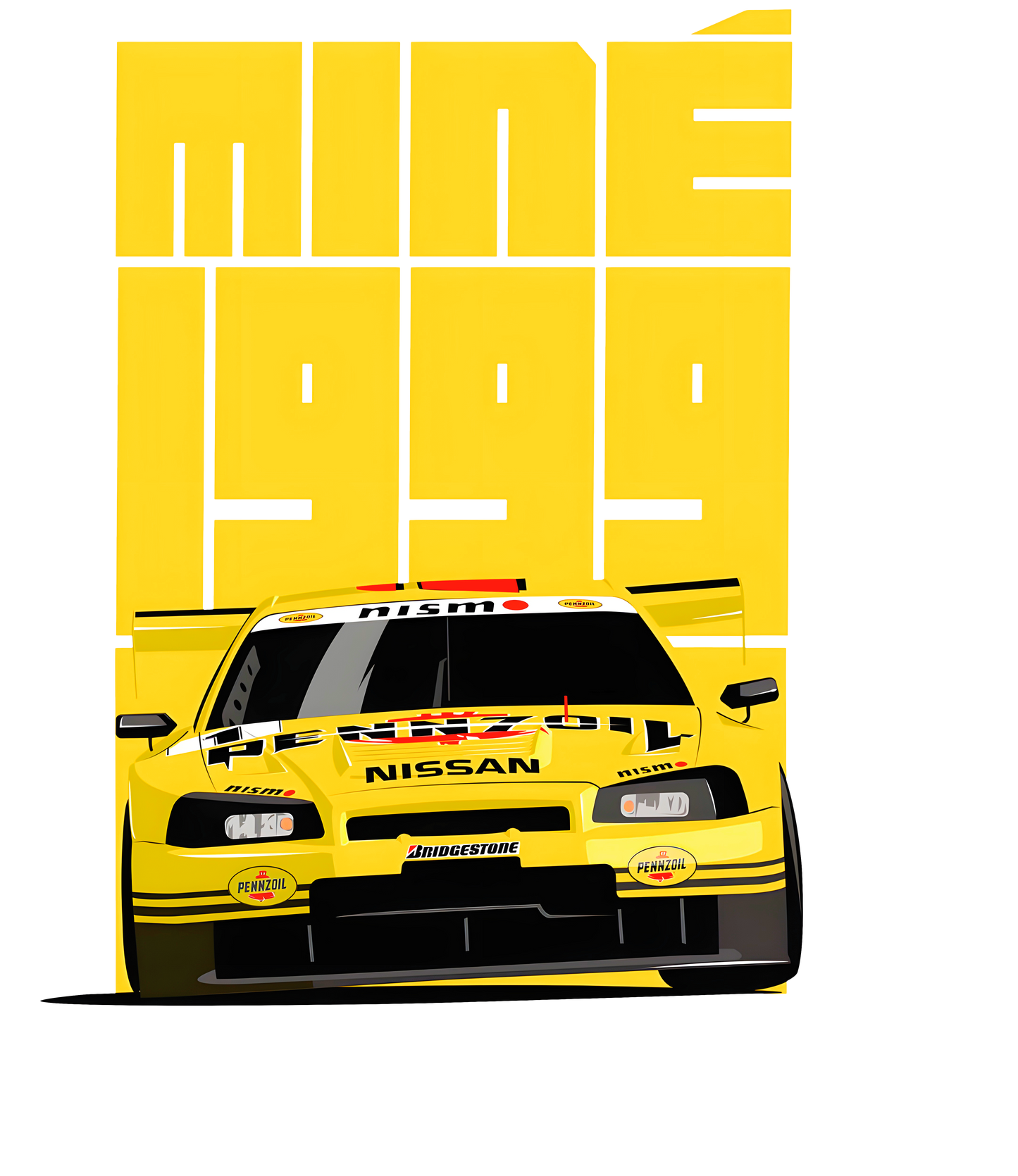 Pennzoil NISMO GTR R34 - JDM Legend 'MINE 1999' Graphic Tee