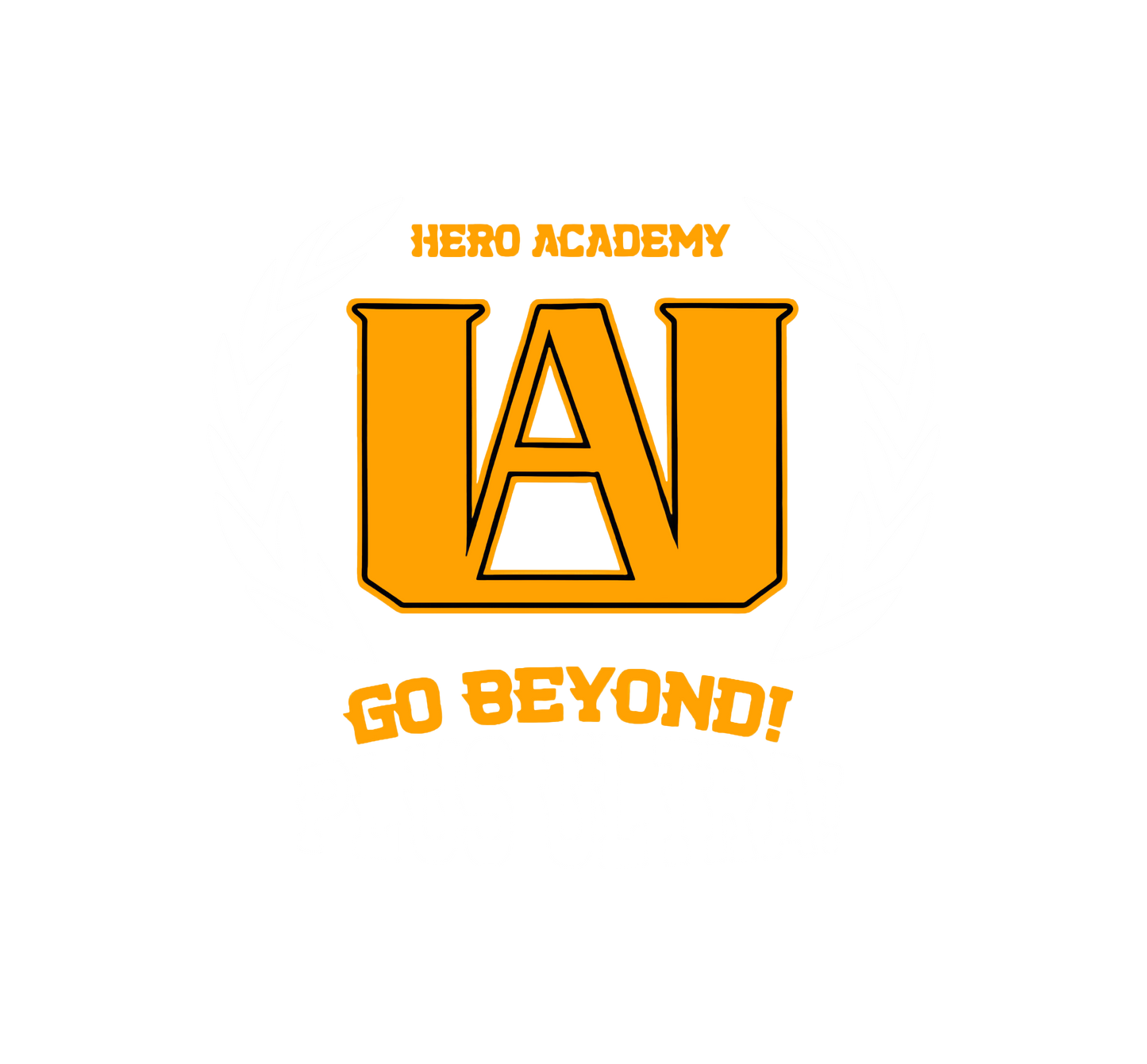 My Hero Academia UA Logo Plus Ultra 7 Panel Snapback