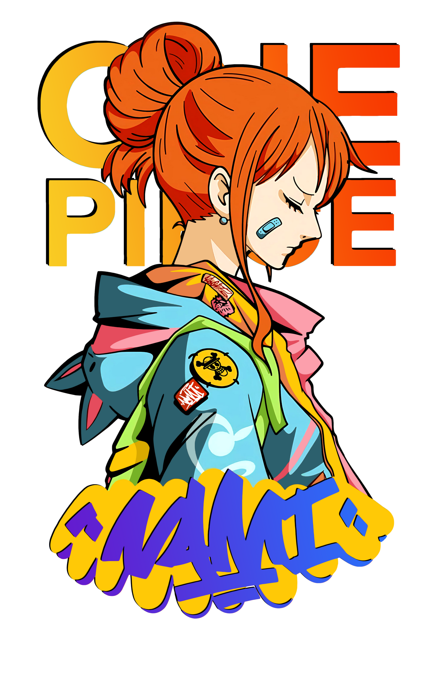 Nami One Piece Graphic Tee Unisex Shirt
