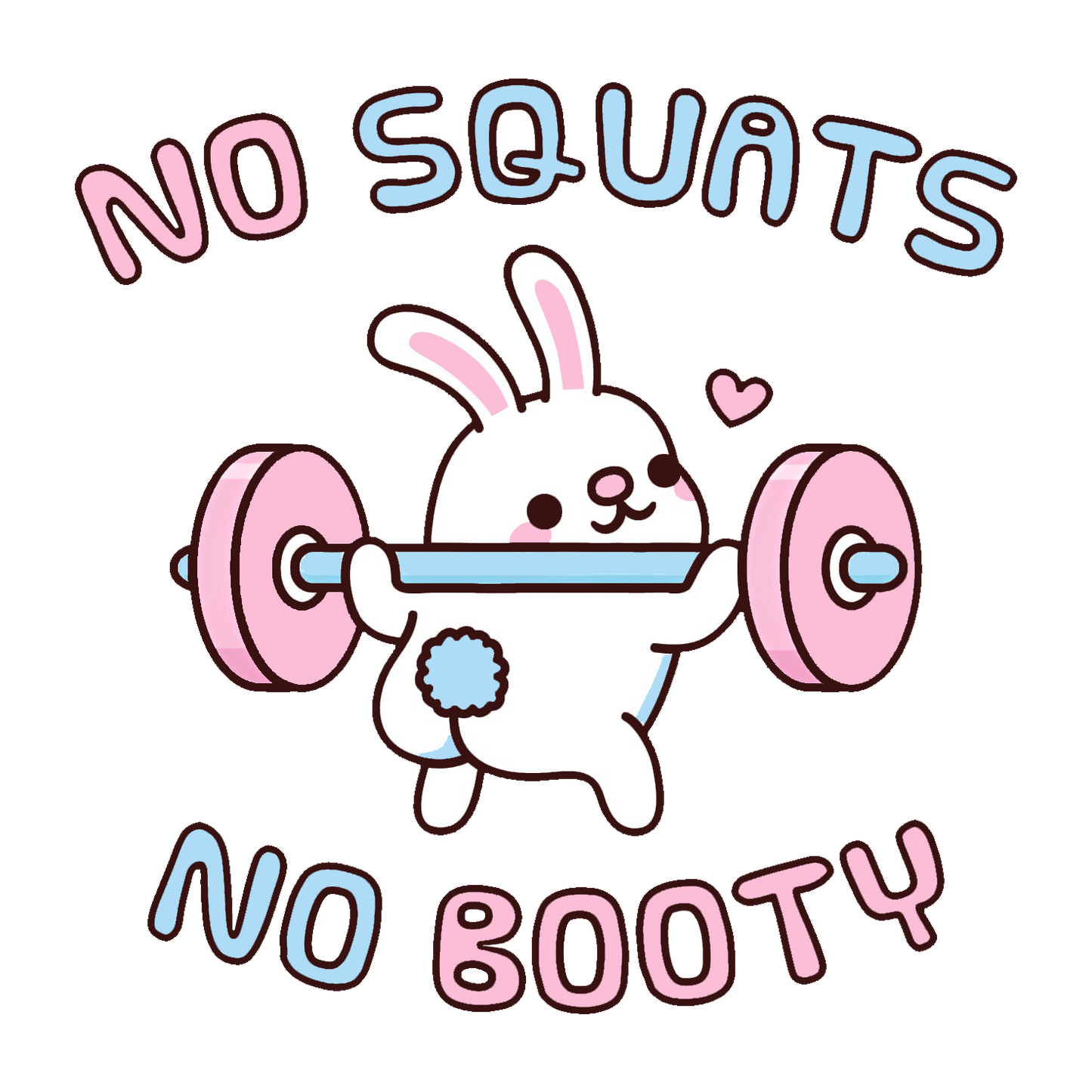 No Squats No Booty Tank Top Womens Activewear