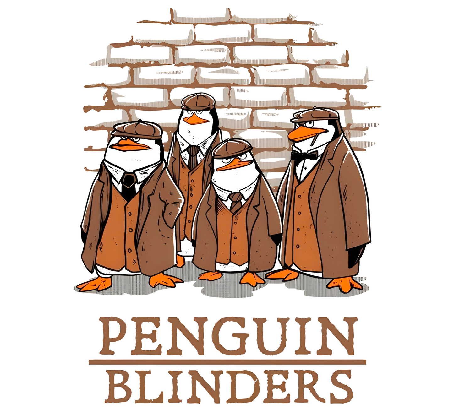Penguin Blinders | Penguins of Madagascar x Peaky Blinders Parody Tee