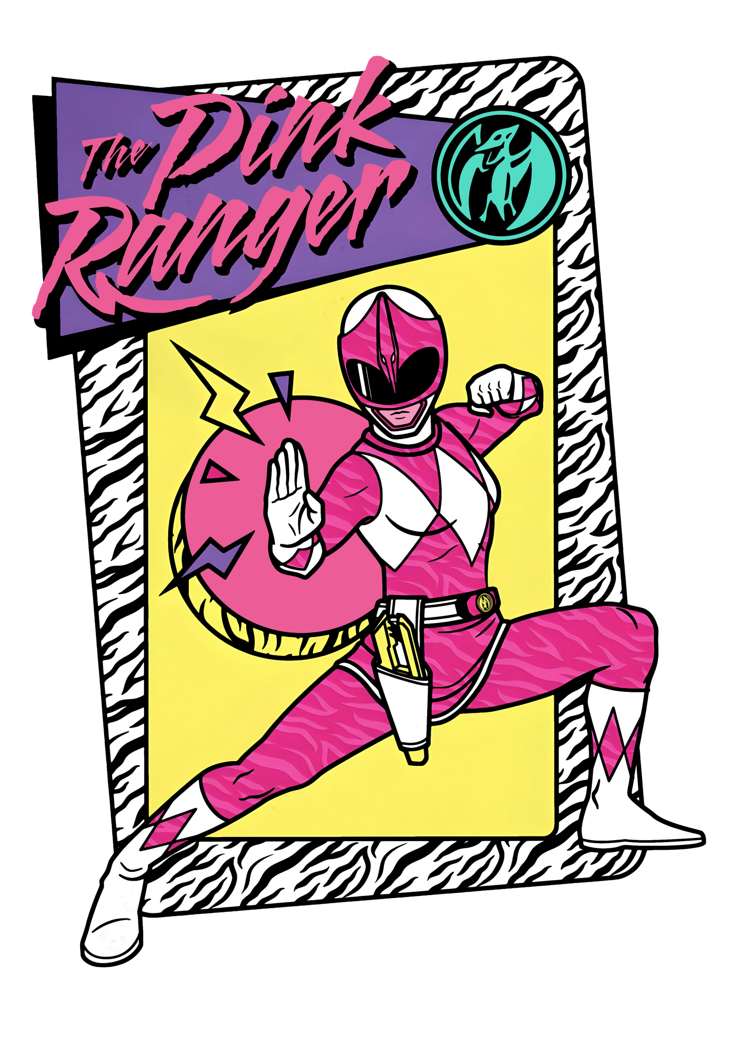 Power Rangers Pink Ranger Graphic Tee Womens Shirt