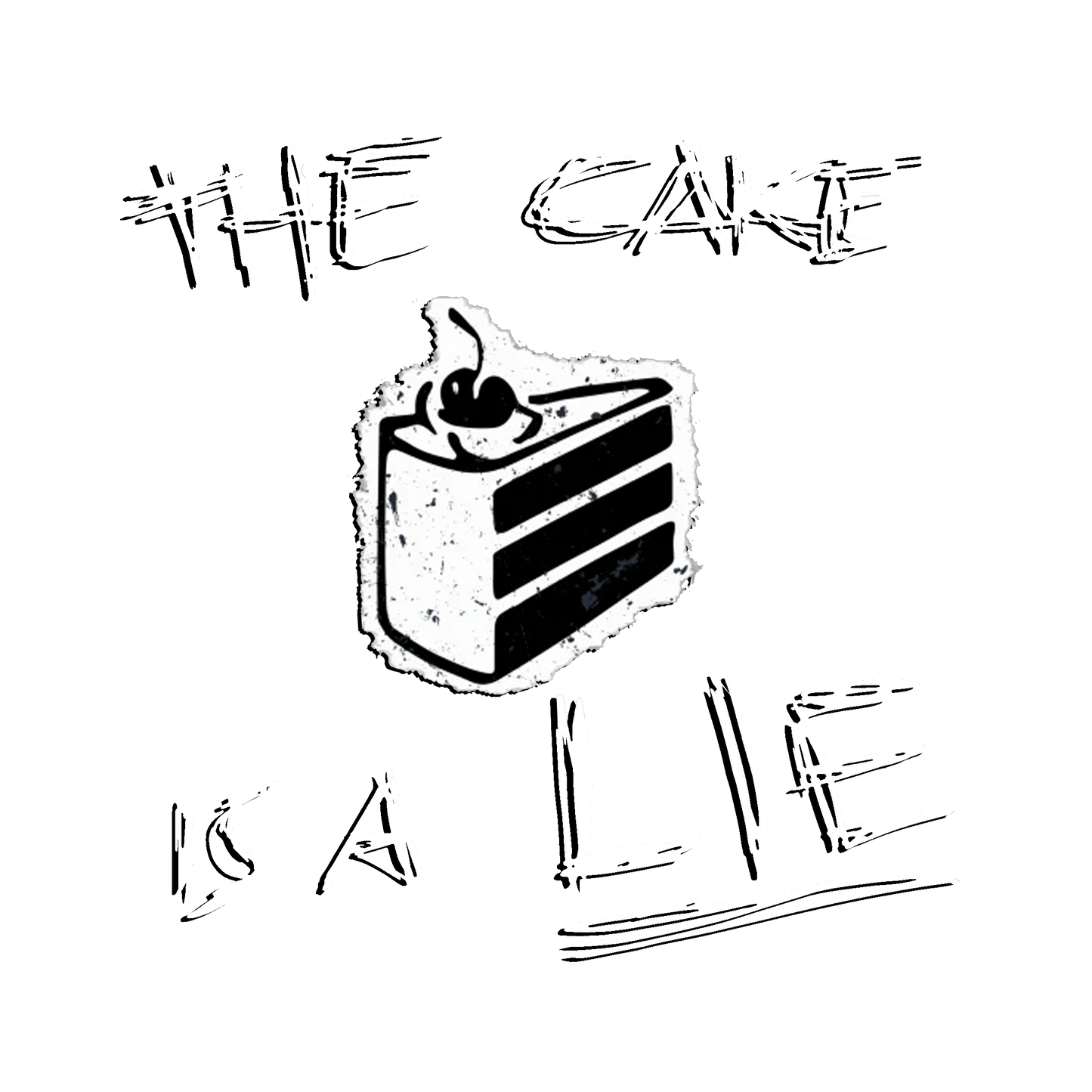 Portal "The Cake Is a Lie" Graphic Tee Unisex Tee