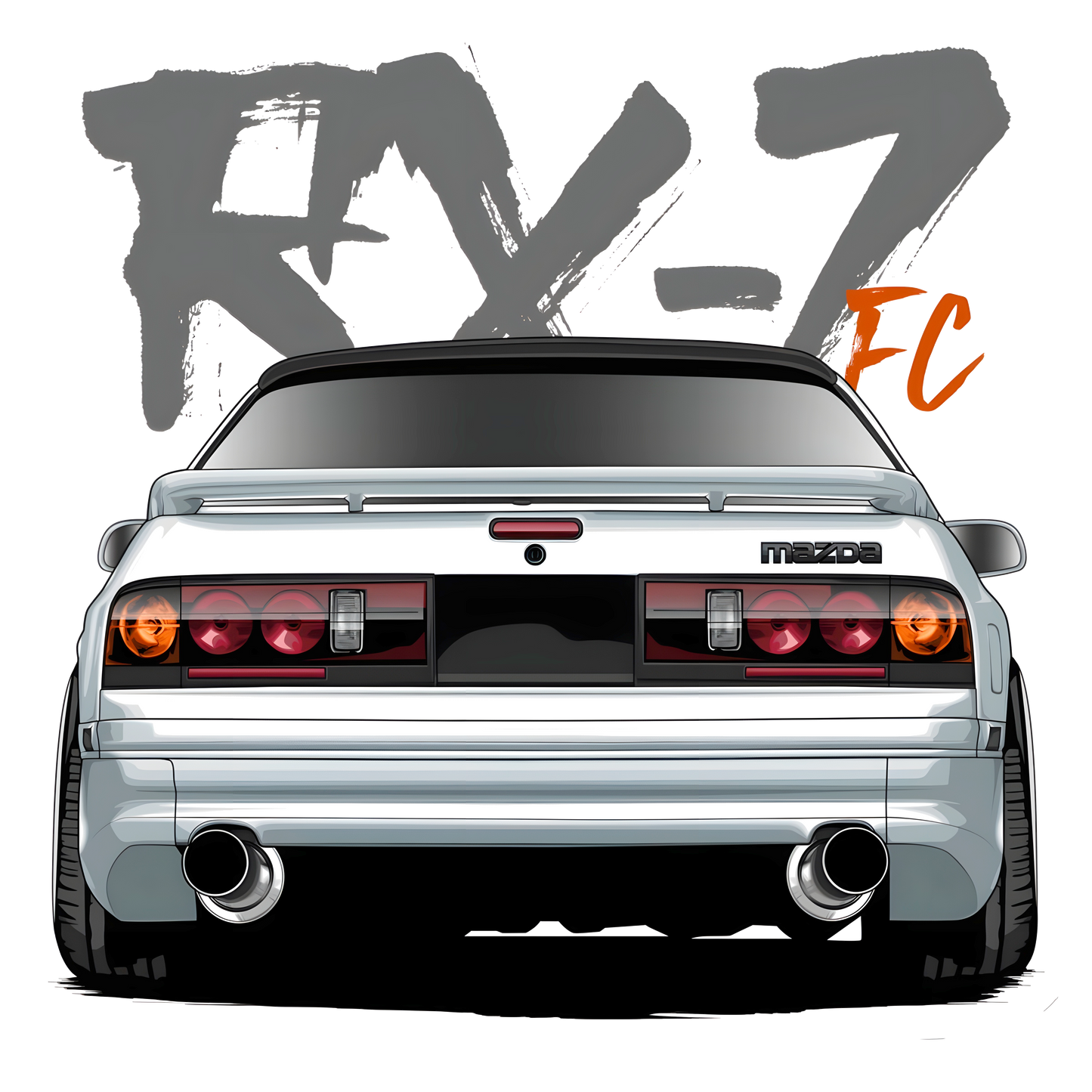 Mazda RX-7 FC Retro-Spec MotorSports Graphic Tee