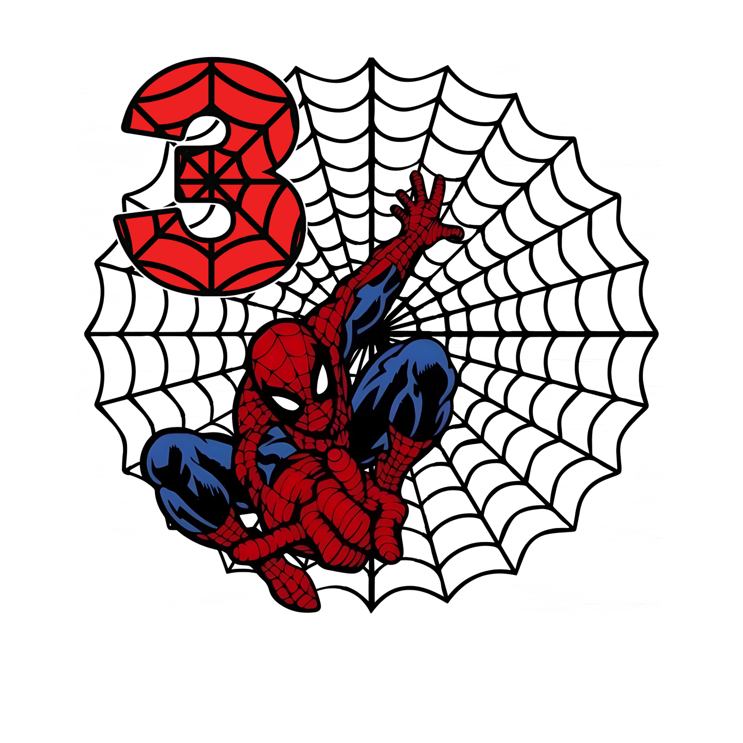 Spiderman Toddler Personalized Birthday Tee