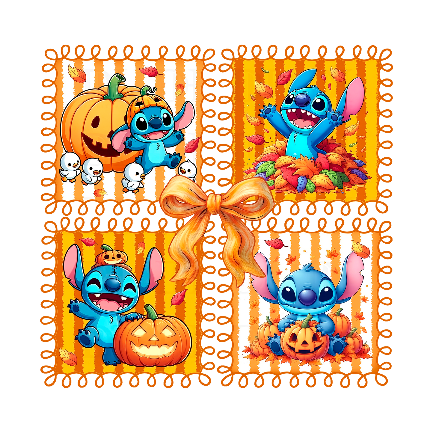 Stitch Autumn Vibes Graphic Tee Unisex Shirt