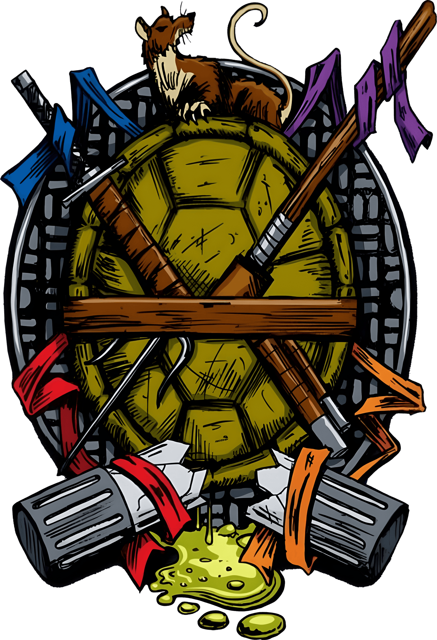 Teenage Mutant Ninja Turtles Ooze Graphic Tee Unisex