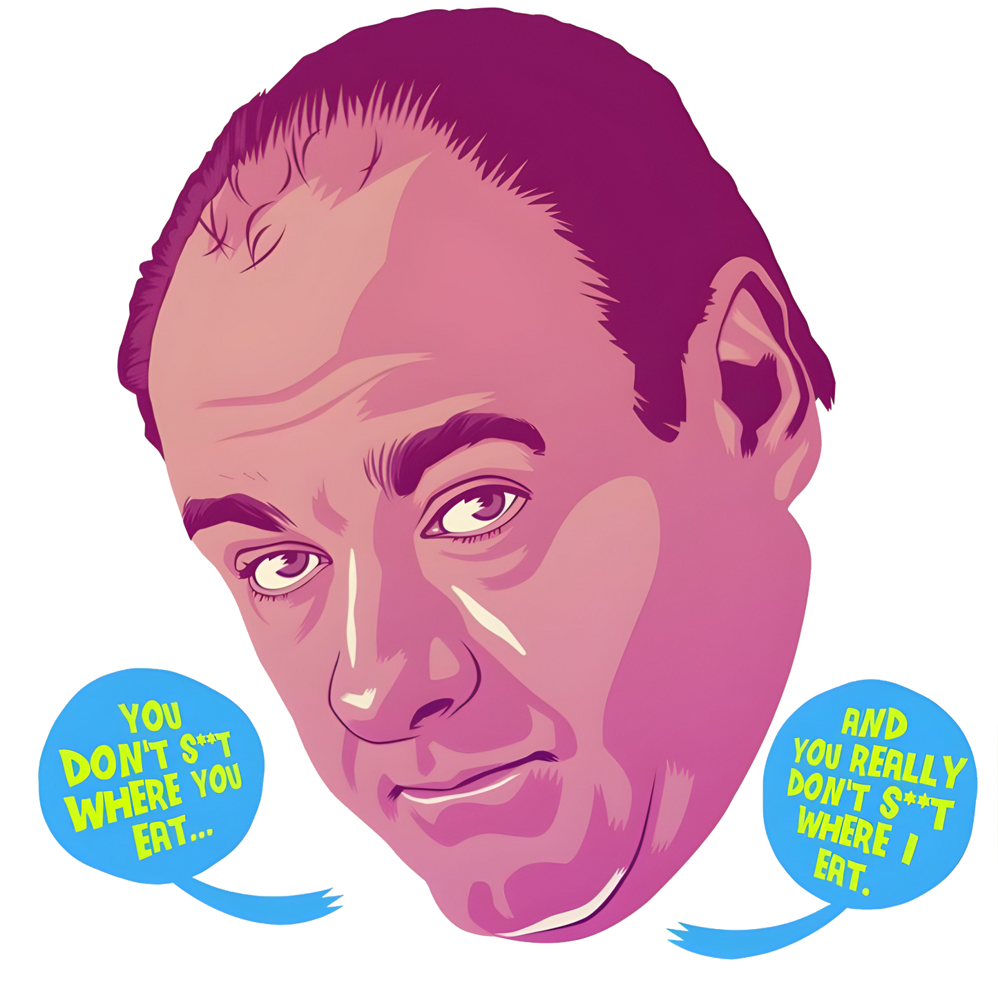 Tony Soprano "Don't Shit Where You Eat" Graphic Tee Unisex Shirt