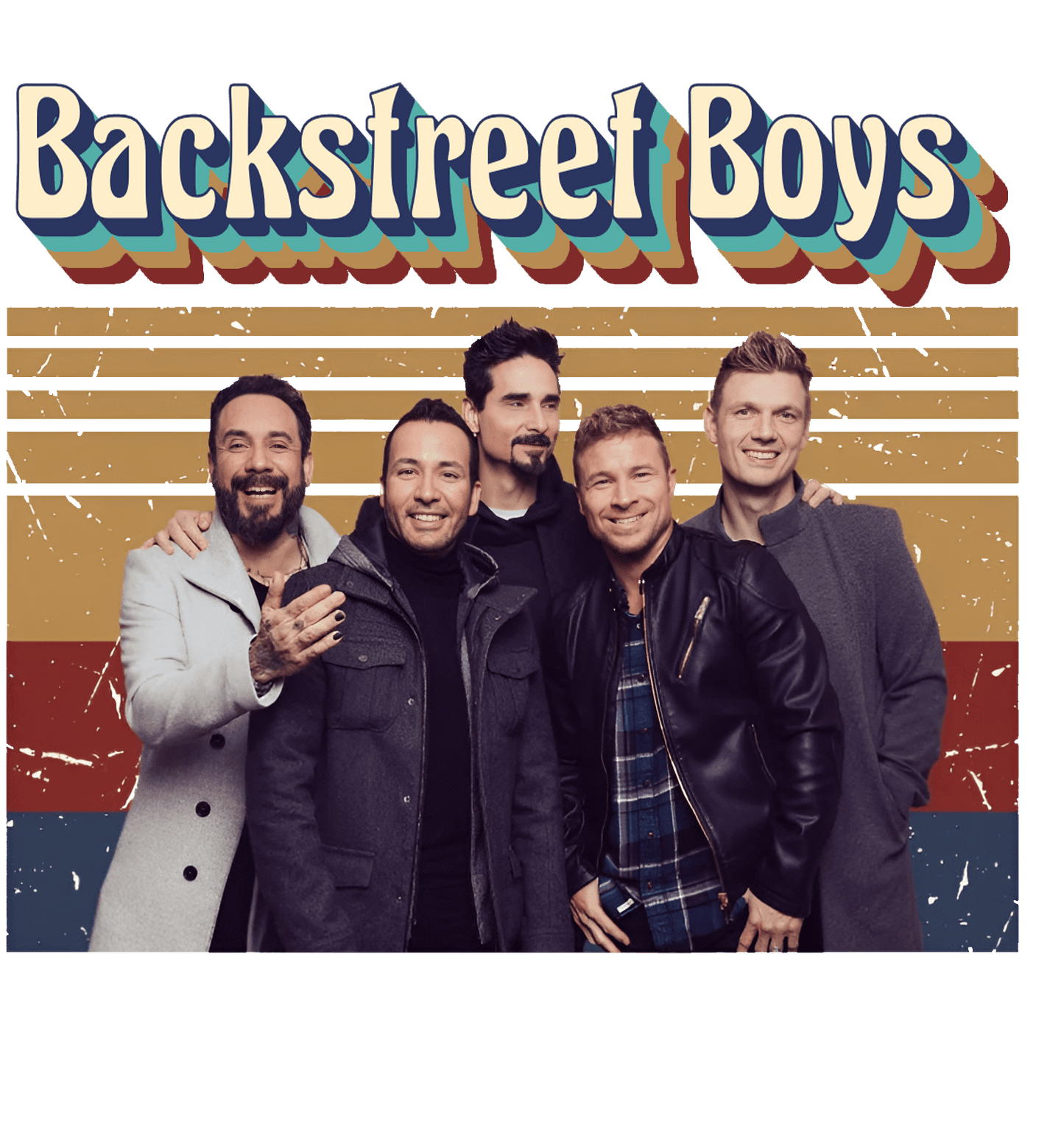 Backstreet Boys Vintage Graphic Tee Womens Shirt