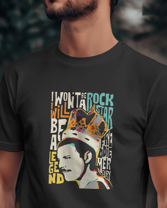 Freddy Mercury The Queen Legend Graphic Tee Unisex T Shirt