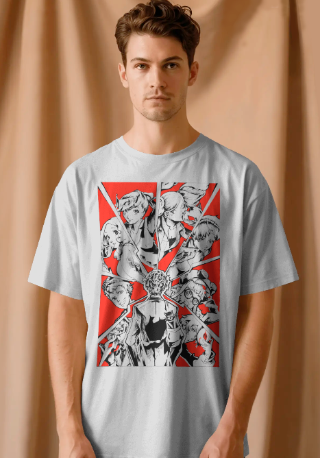Persona 5 "Phantom Thieves Assemble" Shattered Graphic Tee