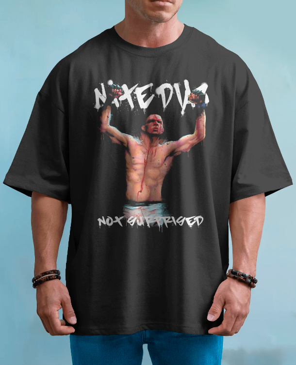 Nate Diaz "Not Surprised" UFC Graphic Tee