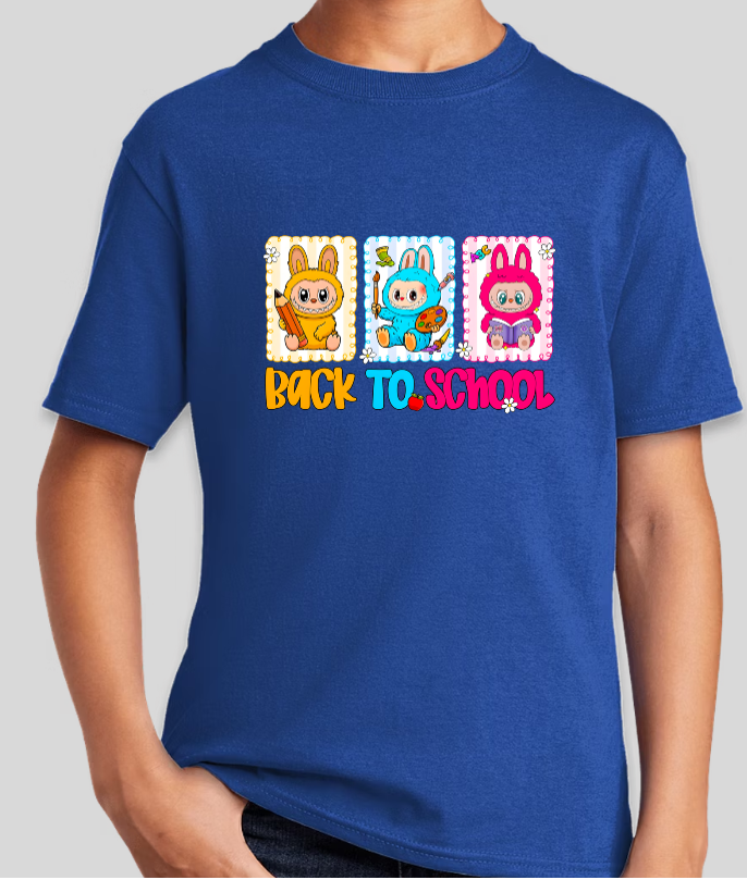 Labubu Back To School Youth Graphic Tee Unisex Shirt