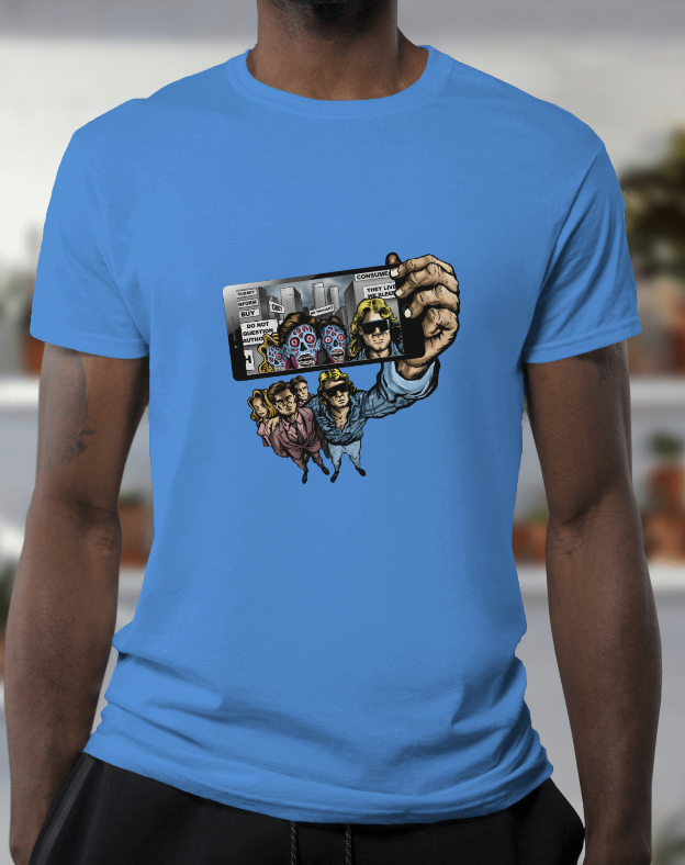 They Live Selfie Graphic Tee Unisex Alien Shirt