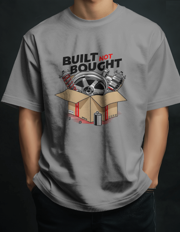 Built Not Bought Motorsports Graphic Tee Mens Apparel