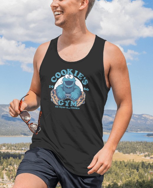 Cookie Monster Gym Tank Top Activewear