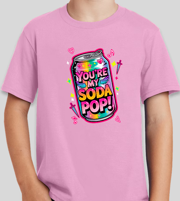 K-Pop Demon Hunter Soda Pop Youth Graphic Tee